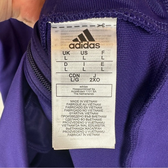 NWT Adidas Aeroready Full Zip Sweatshirt U of Washington Huskies Athleisure - Picture 7 of 9